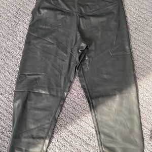Laurie Belles Black Leather Leggings